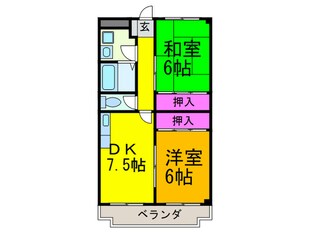 メモリー近藤の物件間取画像